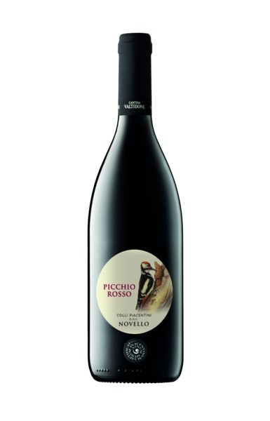 2 bottiglie di novello picchio rosso 2 bottiglie di novello picchio rosso