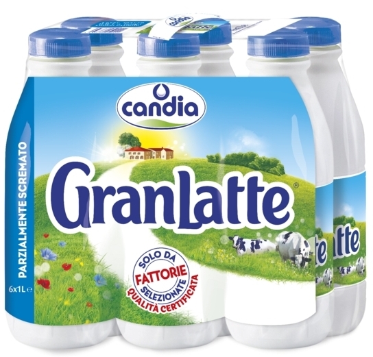 Latte Candia 6 x 1 litro Parzialmente Scremato