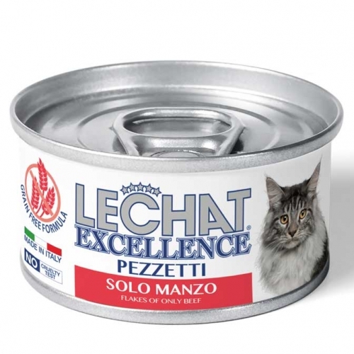 Lechat excellence gr 80 pezzetti solo manzo