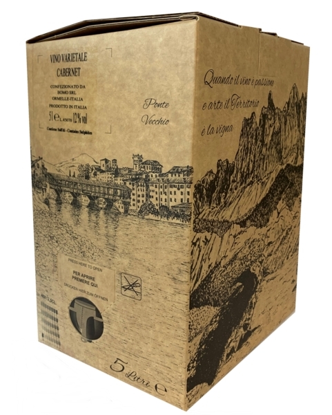 BAG IN BOX CABERNET NARDIN 5 Litri