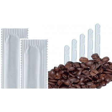 50 Palette per caffè trasparenti