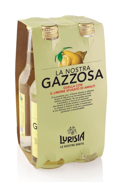 4 bottiglie di Gazzosa Lurisia