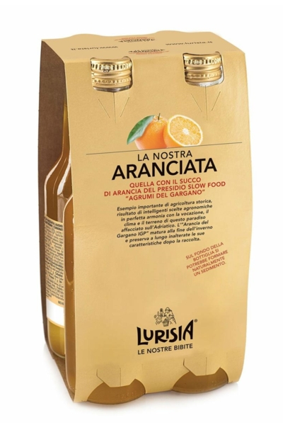 4 bottiglie di Aranciata Lurisia