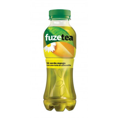 12 bottiglie 400 ml Fuze Tea Verde Mango e Camomi