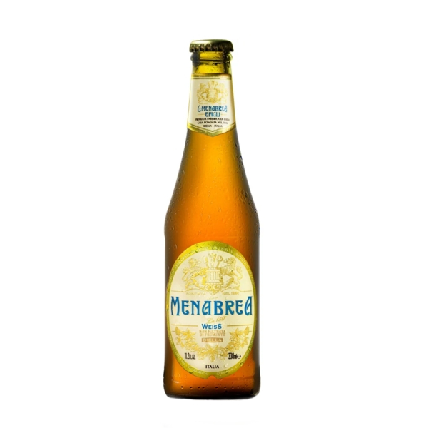 6 bottiglie da 33 cl Birra Menabrea Weiss