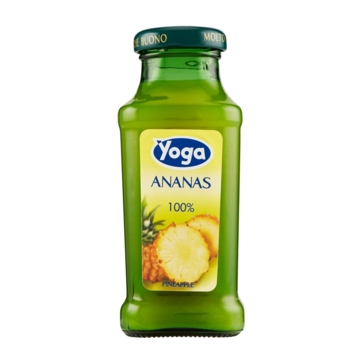 12 bottiglie Succhi Yoga Nettare Ananas 100