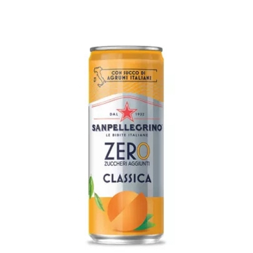 12 lattine 33 cl Classica Zero Sanpellegrino