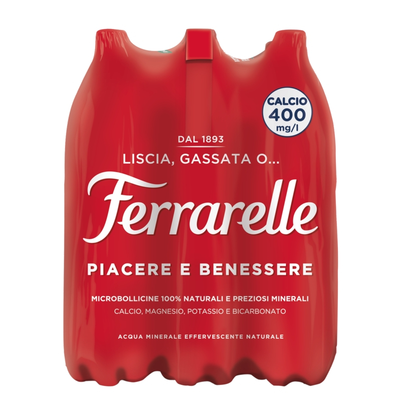 6 bottiglie Acqua Ferrarelle 15 L Pet