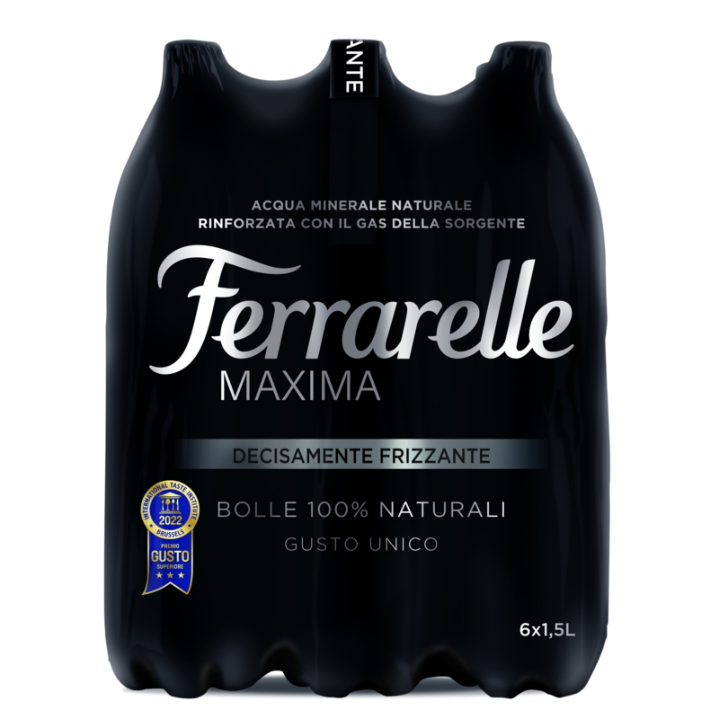 6 bottiglie Acqua Ferrarelle Maxima 15 L Pet 
