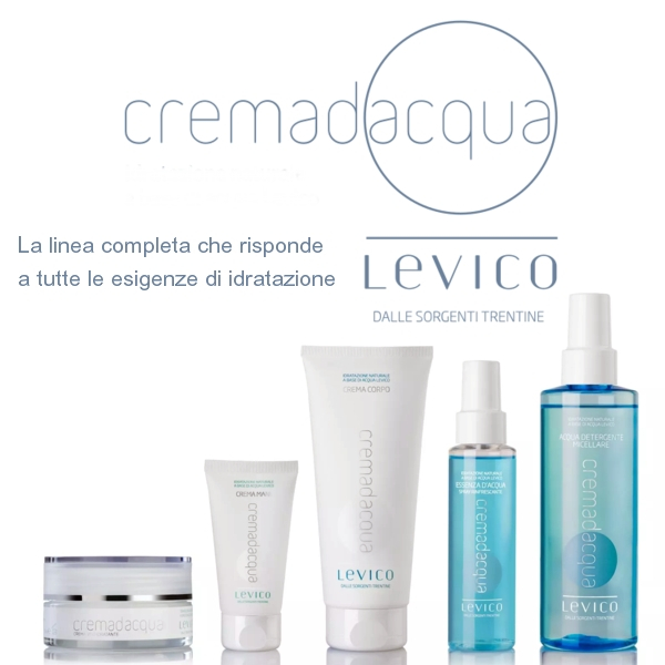 Kit linea cosmetica Cremadacqua Levico