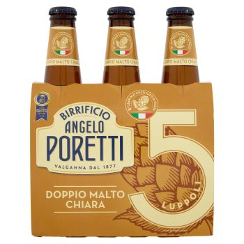 3 bottiglie 33 cl 5 luppoli Doppio Malto Chiara A
