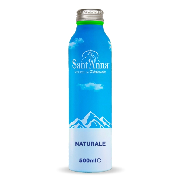 12 Alubottle di  Acqua SantAnna Source de Pédour