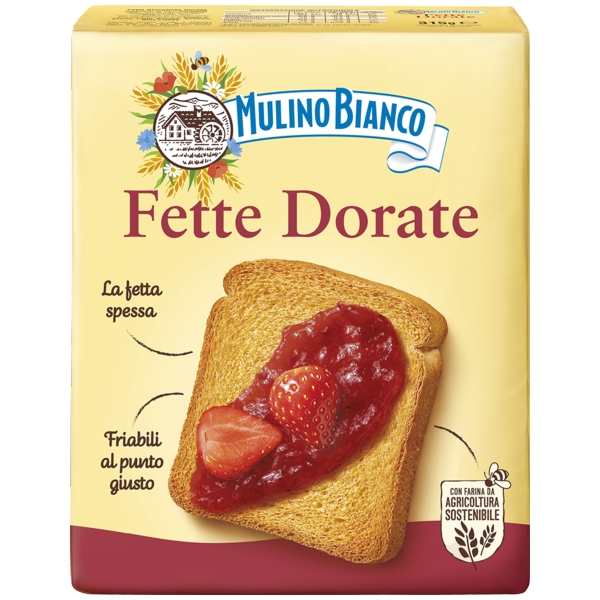 Fette Biscottate Dorate Mulino Bianco