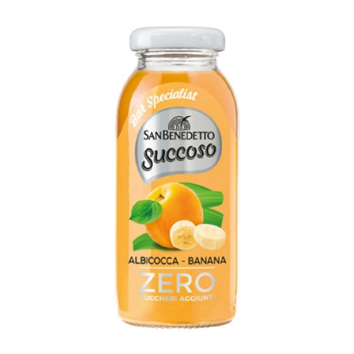 12 bottiglie di Succoso Zero San Benedetto Albicoc