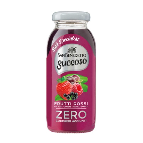 12 bottiglie di Succoso Zero San Benedetto Frutti 
