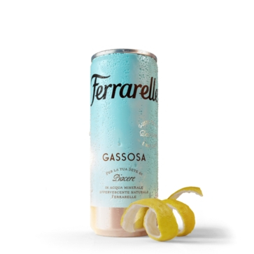 6 lattine 25 Cl Gassosa Ferrarelle