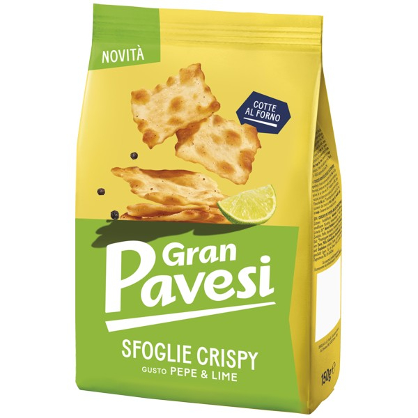Gran Pavesi Sfoglie Pepe e Lime
