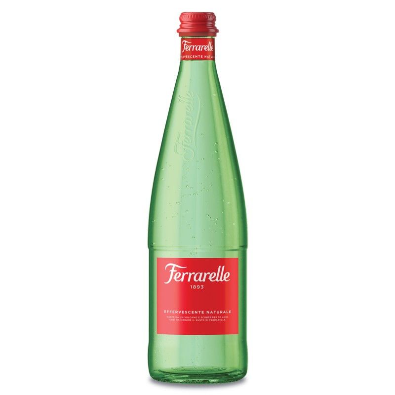 12 bottiglie Acqua Ferrarelle 075 L Vetro