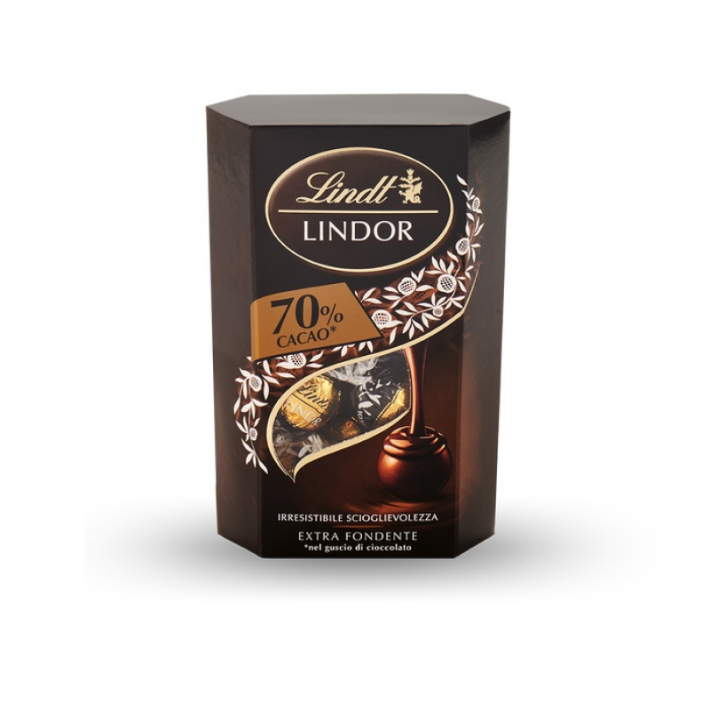 LINDOR Cornet 70 cacao 200g