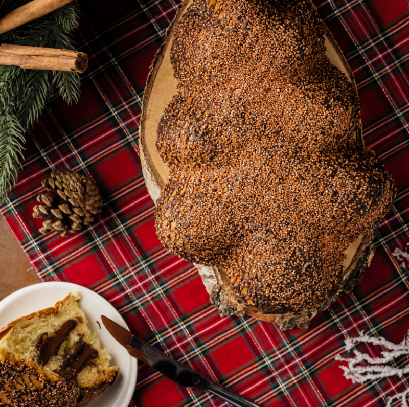 Albero di Natale® Gianduja Borsari 800 gr in sca Albero di Natale® Gianduja Borsari 800 gr in sca