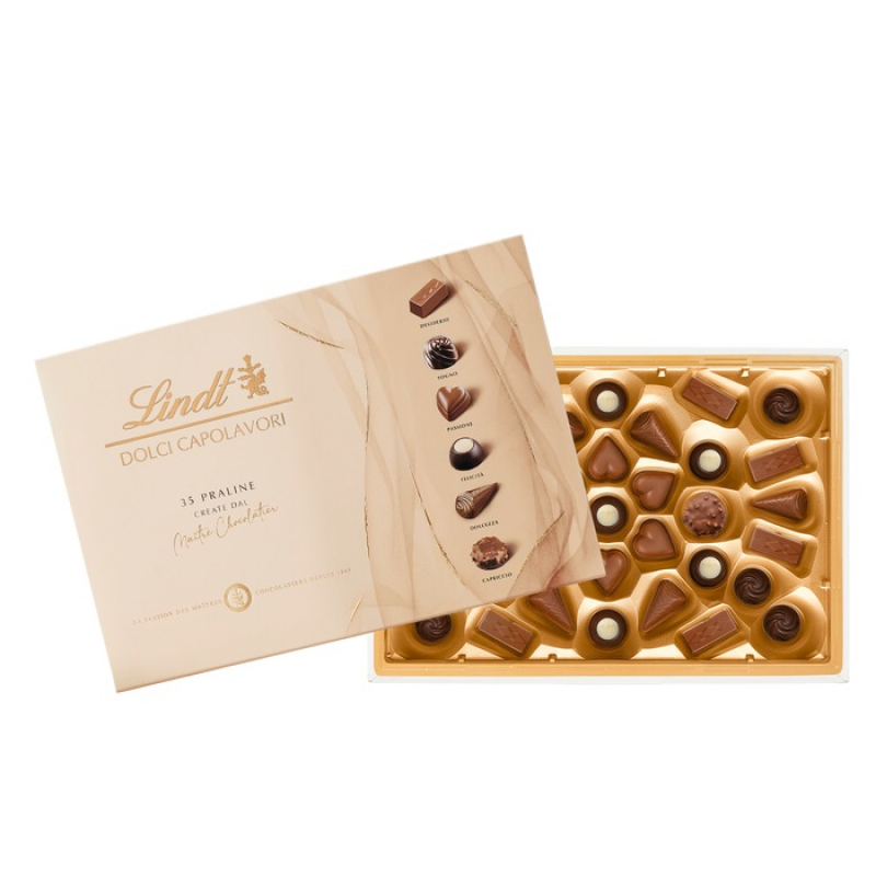 Scatola Dolci Capolavori Classici Lindt 337g Scatola Dolci Capolavori Classici Lindt 337g