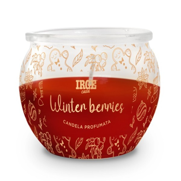 IRGE CANDELA NATALE PROFUMATA WINTER BERRIES IRGE CANDELA NATALE PROFUMATA WINTER BERRIES