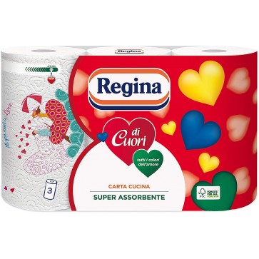 Carta Cucina Cuori di Regina