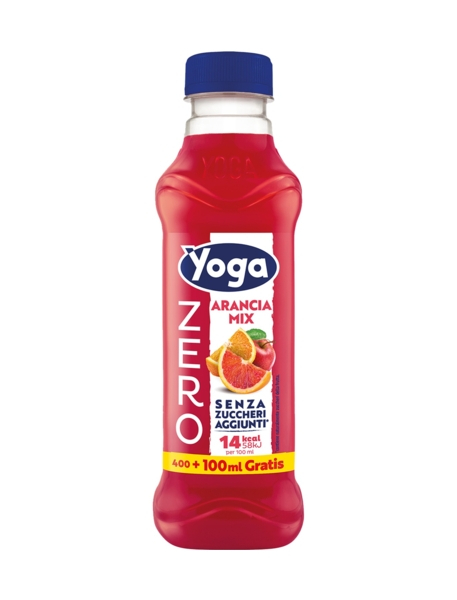 12 bottiglie di Yoga ZERO Arancia Mix 500 ml
