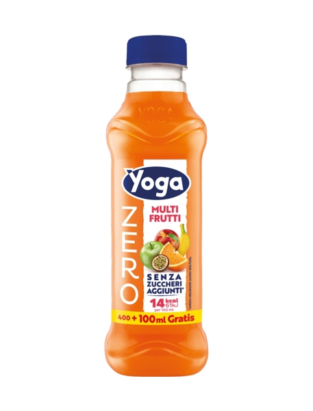 12 bottiglie di Yoga ZERO Multi Frutti 500 ml