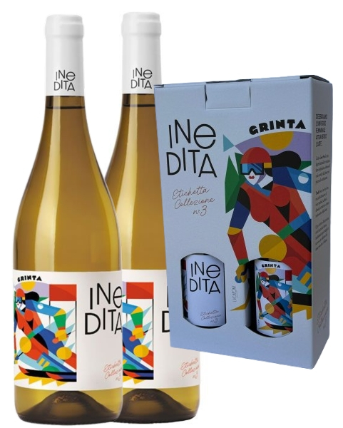 2 bottiglie di INEDITA Vino Bianco Fermo