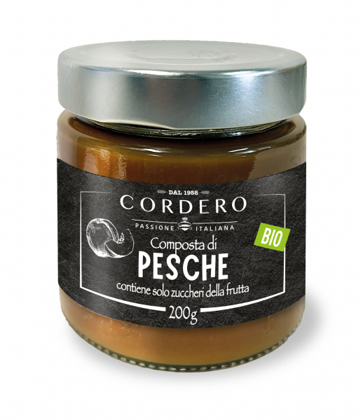 Composta di Pesche Bio Cordero 200 gr