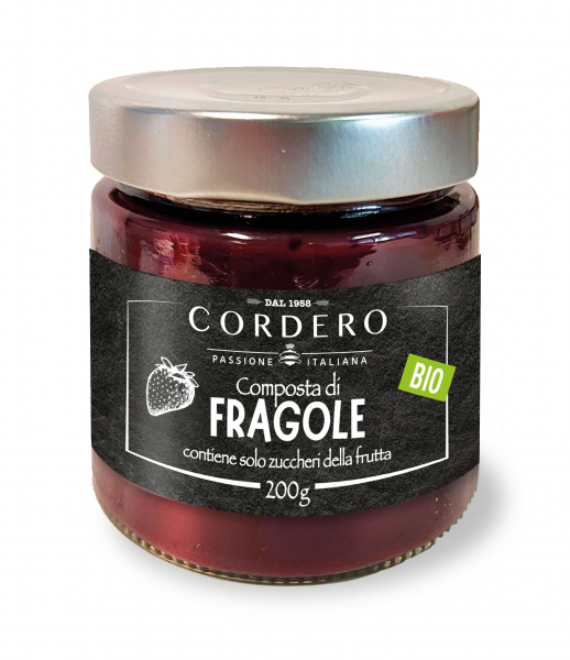 Composta di Fragole Bio Cordero 200 gr