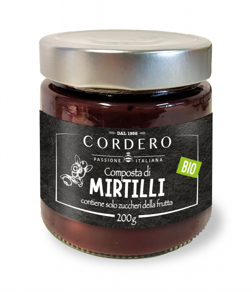 Composta di Mirtilli Bio Cordero 200 gr