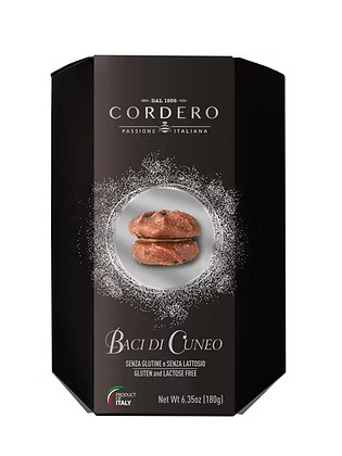 BACI DI CUNEO GLUTEN FREE CORDERO 180G BACI DI CUNEO GLUTEN FREE CORDERO 180G