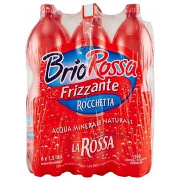 6 bottiglie Acqua Rocchetta Brio Blu La Rossa 15 