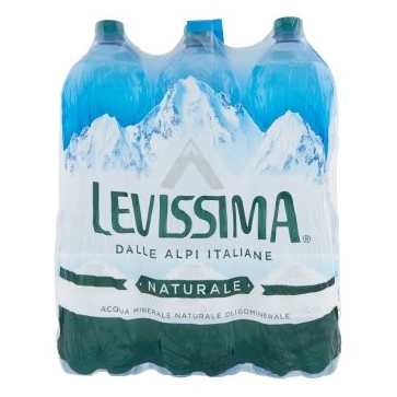 6 bottiglie Acqua Levissima 15 L Pet