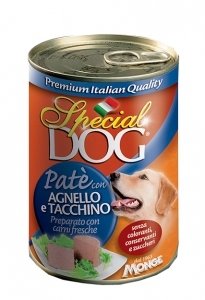 Special dog patè agnello e tacchino