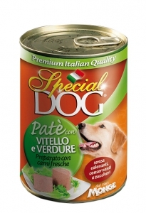 Special dog patè vitello e verdure