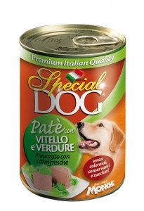 Special dog patè vitello e verdure