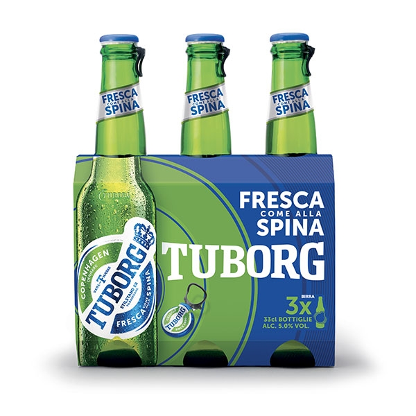 3 bottiglie da 33 cl Tuborg Beer 33 cl